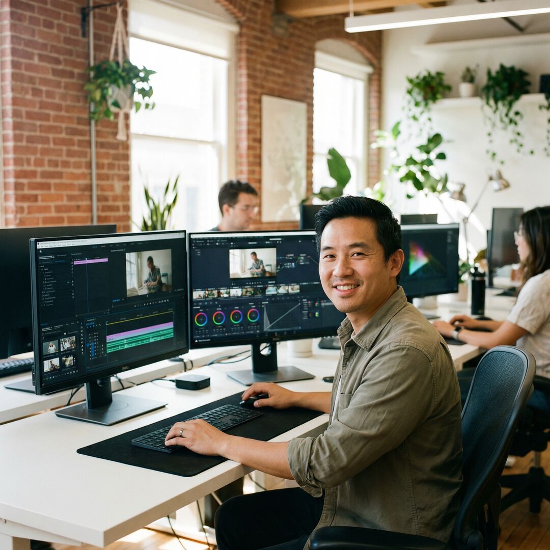 磨菇视频剪辑师王强